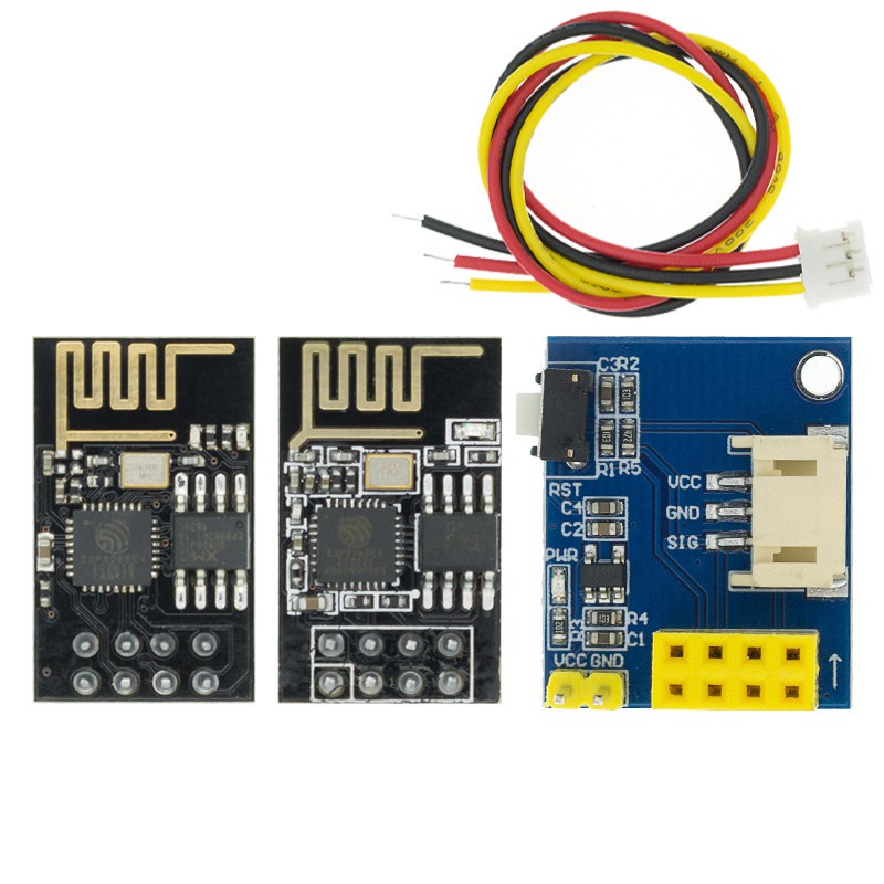 ESP8266 ESP-01 ESP-01S WS2812 RGB LED Controller Module for   IDE WS2812 Light Ring Smart Electronic