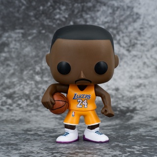 โมเดลฟิกเกอร์ PVC รูปการ์ตูน Funko pop Kobe Bryant Mamba สีดํา เหมาะกับของขวัญวันเกิด ของเล่นสําหรับเด็ก