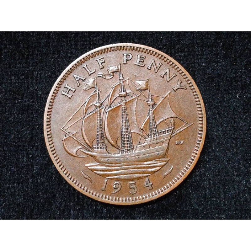 เหรียญ​ต่างประเทศ​(1586)United Kingdom​ 1954