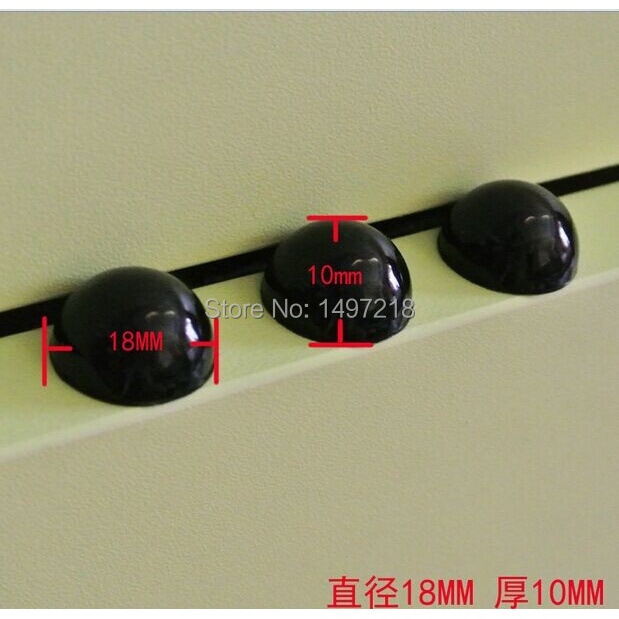 20 Pcs Non-Slip Rubber Feet,Rubber Furniture Pads,23mm Square Shape