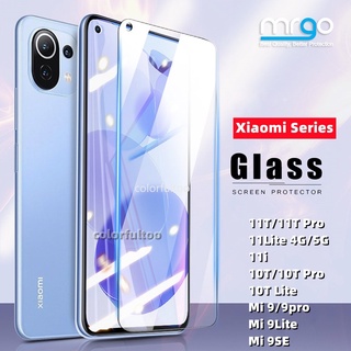 ฟิล์มกระจกนิรภัยกันรอยหน้าจอ แบบใส สําหรับ Xiaomi Mi 11T 10T 9 Pro 11 Lite 5G NE 11i 10i 10T 9 Lite 9SE CC9E Play 11TPro 11Lite 4G 5G