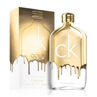 น้ำหอมแท้100% CK one Gold EDT For Unisex 200ml กลิ่น Unisex