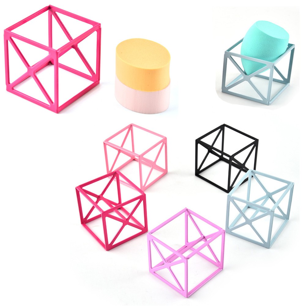 New Hot Display Square Base Drying Stand Powder Puff Display Holder ...