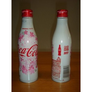 ขวดอลูมิเนียมโค้ก COCA-COLA COKE Aluminium bottle ของประเทศญี่ปุ่น รุ่น ดอกซากุระ Sakura 2017