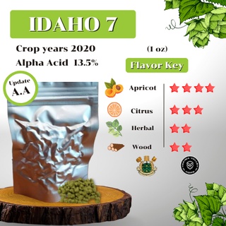 IDAHO 7 Hops (1oz) Crop years 2020 (บรรจุด้วยระบบสูญญากาศ)