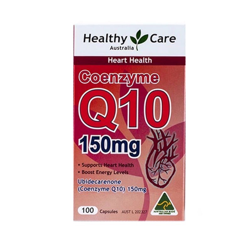 New Exp Healthy Care CoEnzyme Q10 150mg 100cap ดูแลสุขภาพ โคเอนไซม์คิวเทน อาหารเสริมลดการแข็งตัวของผ