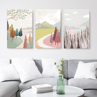 [เก็บโค้ดส่งฟรีหน้าร้าน] Gallery wall art 50x75CM SET 3 ชิ้น MD-02