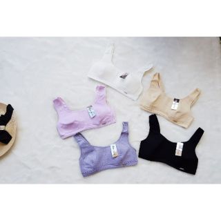 👙 Sister hood ของแท้! 💯  เสื้อสปอร์ตบรา มีตะขอหลัง ไม่มีโครง ผ้านิ่มกระชับสัดส่วน