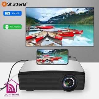 Projector โปรเจคเตอร์ ShutterB รุ่น Akey7S ภาพคมชัดระดับ Full HD 8,000 High Lumens รับประกัน 1 ปี