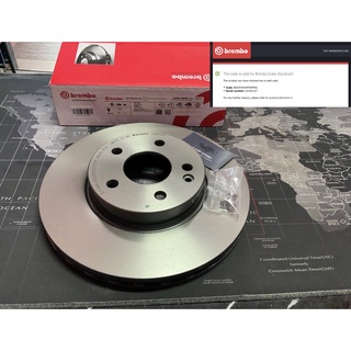 09 8404 11 จานเบรค ล้อ F (ยี่ห้อ BREMBO) รุ่น HC/PVT Benz VITO W639 ปี2004-&gt;***ราคาต่อข้าง