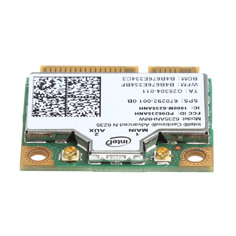 ❤❤ 2.4/5G 300M WiFi Bluetooth 4.0 Wireless Half Mini PCI-E Card For Intel 6235