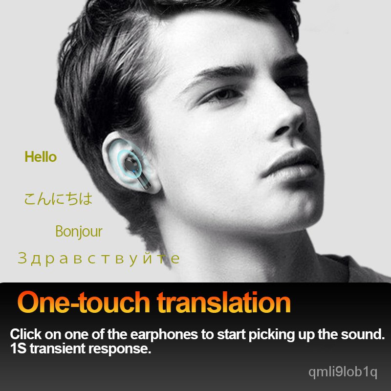 80 Languages TWS Bluetooth Headset Translator Translation Headset