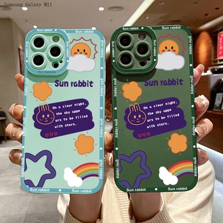 Compatible With Samsung Galaxy M11 M12 M22 M31 M62 F62 M30S M21 M51 M02 เคสซัมซุง สำหรับ Case Sun Rabbit เคส เคสโทรศัพท์ เคสมือถือ