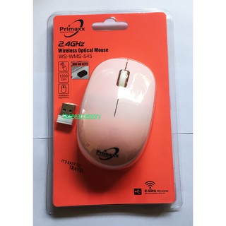 Primaxx เมาส์ WS-WMS-545 / WS-WMS-601 Wireless Mouse Optical เม้าส์ไร้สาย