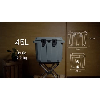 FEELFREE COOLER ADVENTURE ขนาด 45 ลิตร **แบรนด์ไทย ผลิตในไทย** ถังน้ำแข็งเก็บความเย็นได้ 3-5 วัน