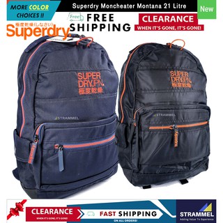 Superdry Moncheater Montana 21 Litre กระเป๋าเป้สะพายหลัง สําหรับเดินทาง เล่นกีฬา