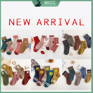 5 Pairs Spring Autumn And Winter Pure Tube Cotton Socks Baby Socks Big Boys And Girls Winter Warm Baby Socks Cotton Socks