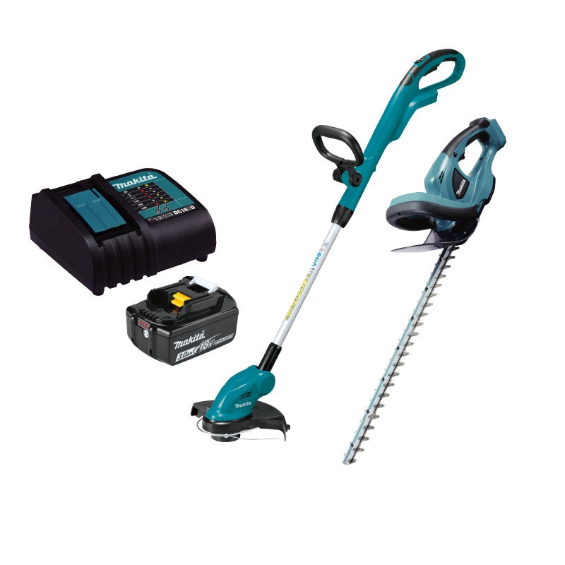[คอมโบเซ็ต] MAKITA DLX2051S : เครื่องตัดหญ้า+เครื่องตัดแต่งพุ่ม 18V