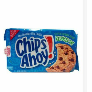 ว๊าว🍟 Nabisco Chips Ahoy Reduced Fat Cookies 369gคุณภาพระดับพรีเมี่ยม