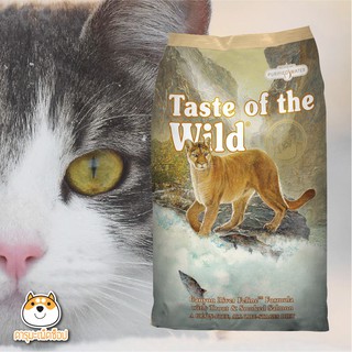 🐟ขนนิ่ม คุมน้ำหนัก😽 อาหารแมว Taste of the Wild Formula with Trout &amp; Smoked Salmon 680g