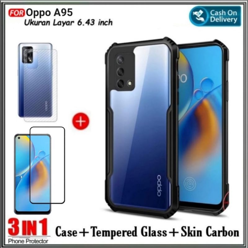 Mondi Store Case Oppo A95 Soft Casing Premium Edition Cover
