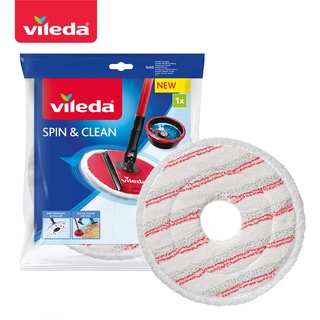 Vileda Spin &amp; Clean refill วิเลดา ถังปั่นสปินแอนด์คลีน รีฟิล ผ้าม็อบ ไม้ม๊อบ ม๊อบ ผ้าม๊อบ ไม้ม็อบ อะไหล่ผ้า