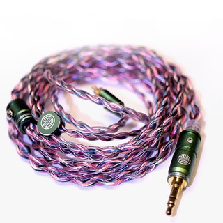 FENGEU HAKUGEI RAINBOW UNICORN 7NOCC Litz Wire 20awg หูฟังไฮไฟ อัพเกรดสาย MMCX 2 ขา0.78 มม. A2DC IE80/80S สำหรับ Shure SE215 SE235 KZ TRN CCA AS16 ASX ZSN Pro X ZST PRO Moondrop Aria Starfield KXXS S8