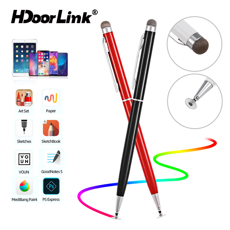 HdoorLink ปากกาสไตลัส 2 in 1 สำหรับ Android สมาร์ทโฟน แท็บเล็ต