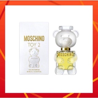 แท้💯%กล่องชีล น้ำหอม MOSCHINO TOY2 EDP 30ml น้องหมีขาว