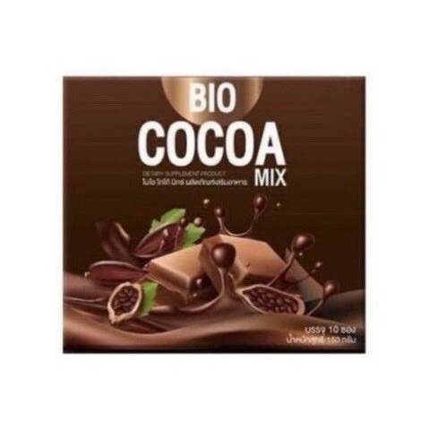 (ใช้โค้ด INCM8L3 ลด 50% สูงสุด 50 บาท) ไบโอโกโก้มิกซ์ BIO COCOA MIX by Khunchan ( ซื้อ 2 กล่องแถมสบู่โกโก้ 1 ก้อน )