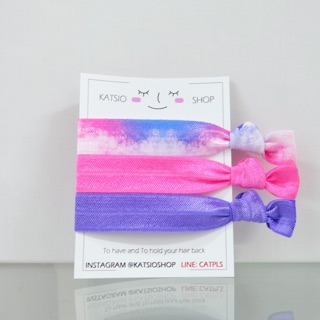 Hair ties "Dye Paint" 3 pcs.