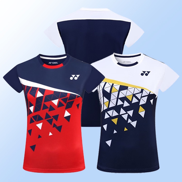 เสื้อแบดมินตัน แบบแห้งเร็ว 28#เสื้อยืดผู้หญิง พร้อมส่ง เสื้อเจอร์ซีย์ Table Tennis Badminton Jerseys