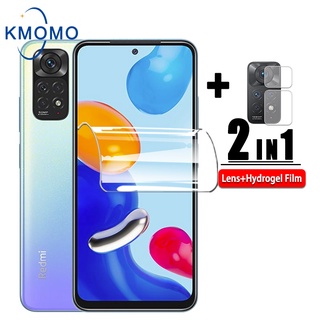 ฟิล์มกันรอย 3 มิติ แบบเต็มจอ Xiaomi Redmi Note 12 4G + 11 Pro 5G 11s 10 10s 9 9s 8 7 Plus ป้องกันรอยขีดข่วน บางพิเศษ สำหรับ ฟิล์มไฮโดรเจลกันรอย ฟิล์มกระจกกล้อง