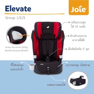 (พร้อมส่งคะ) Car seat คารซีท joie รุ่น elevate