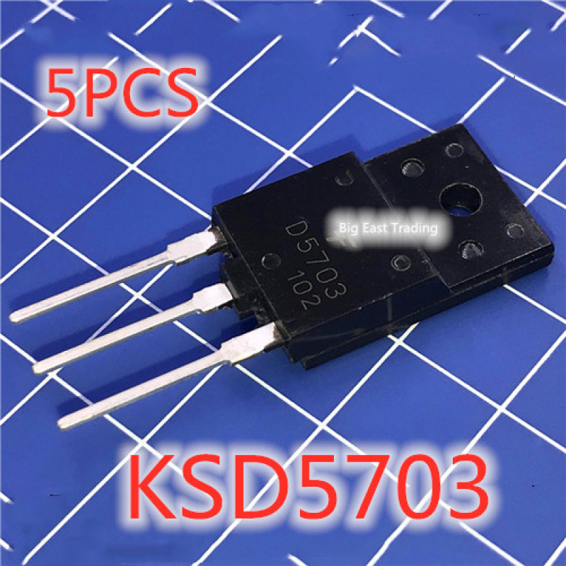 5pcs 2SD5703 KSD5703 D5703 TO-3PF สี TV line output Tube power Tube ทรานซิสเตอร์เชื่อม,รับประกันคุณภ