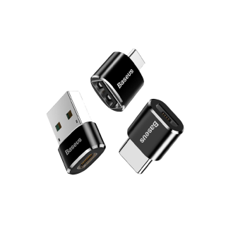 ส่งด่วน+ประกันไทย❗️ Baseus ตัวแปลง type c หัวแปลง otg usb type c Female to Male micro usb adapter Samsung Huawei Macbook