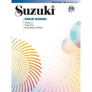 Suzuki Violin Vol.5 มีCD หนังสือไวโอลินSuzuki