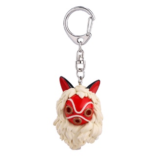 [Direct from Japan] Studio Ghibli Princess Mononoke Keychain Mask and Kodama Japan NEW