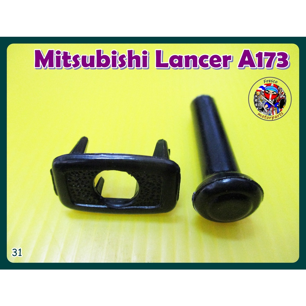 ปุ่มล็อค +แหวนปุ่มล็อคประตู  (31 )  - Mitsubishi Lancer A173 Door Lock Knob & Surround