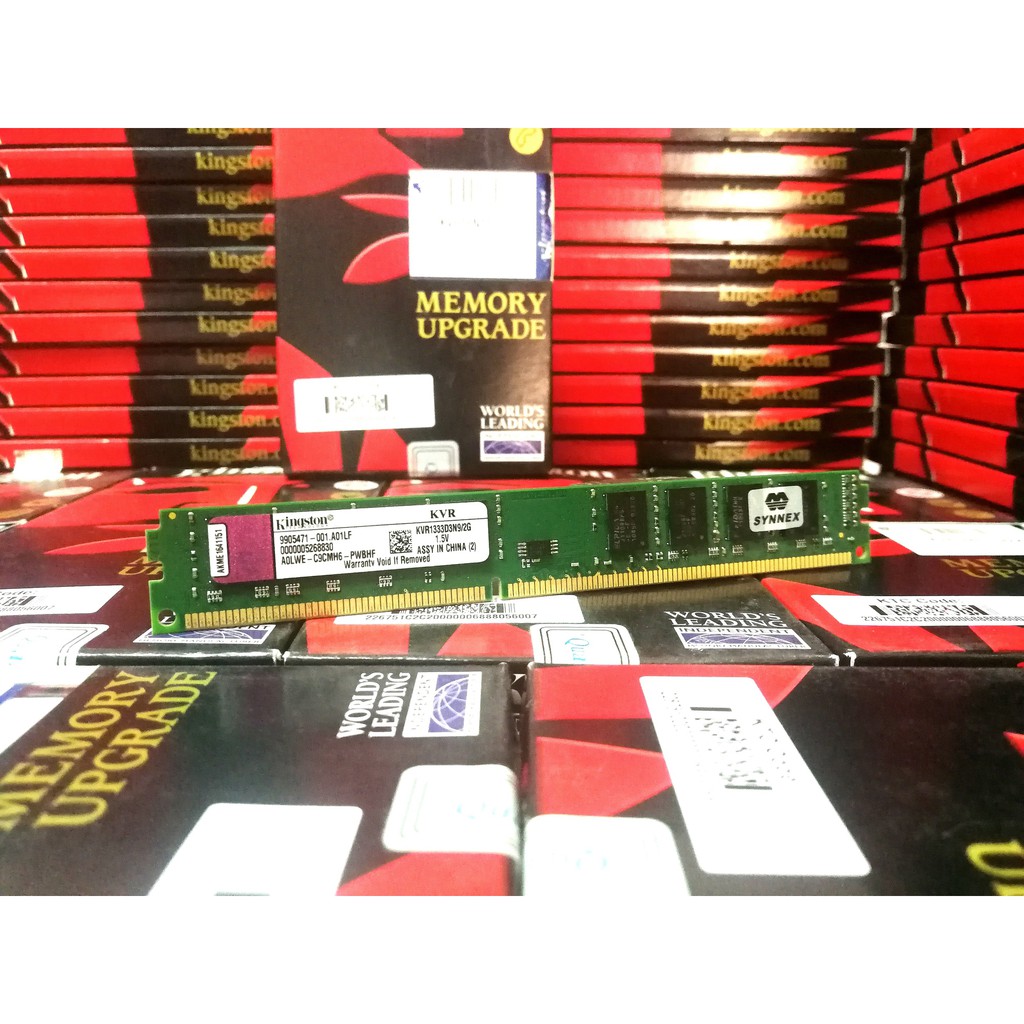 RAM DDR3 Kingston 2G/4G BUS1333 8/16ชิพ ปก LT.
