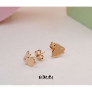 Little Me jewelry ต่างหูกระต่ายจิ๋ว สีชมพู สินค้าทำมือ ของขวัญสำหรับเธอ