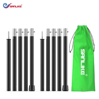 Sanlike เต็นท์เสา Tarp Pole อลูมิเนียมเต็นท์ Rod 190 ซม.ปรับ Camping เต็นท์เสา 2 ชุดพร้อมถุงเก็บ 190 ซม.