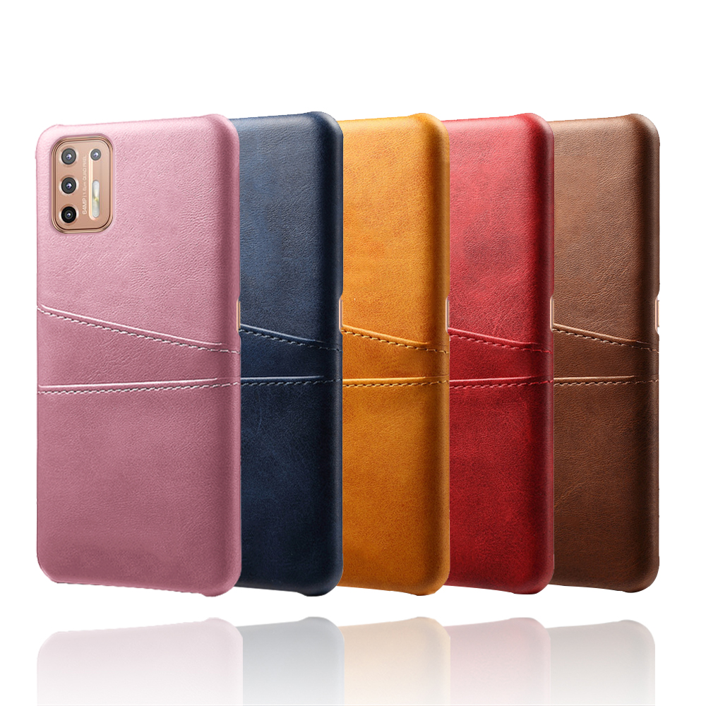 Motorola Moto G9 Plus Play G8 G7 Power G6 G5S Luxury Retro PU Leather Card Pocket Slots Wallet Shockproof Case Cover