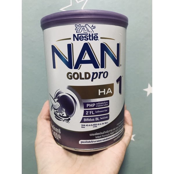 นม NAN Gold Pro Ha 1 ขนาด 400 กรัม หมดอายุ 2023