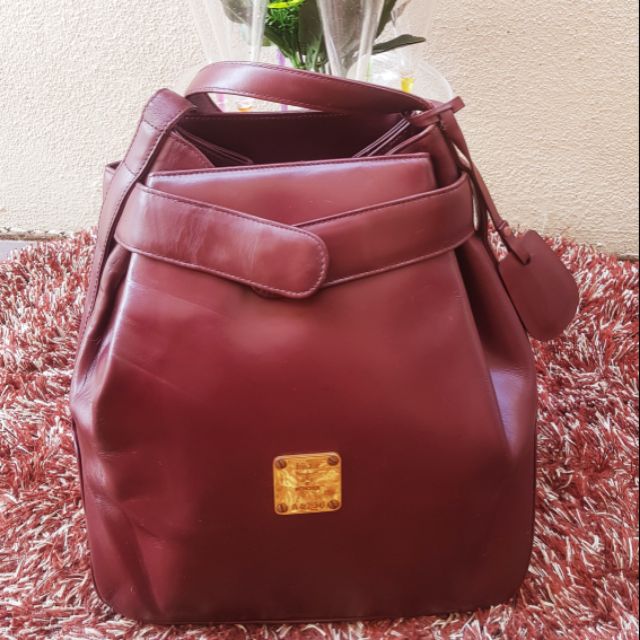 (USED/AUTHENTIC) 👝 McM Vintage Crossbody Bag🆘 3,600🆘