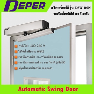 ชุดประตูบานสวิงอัตโนมัติ Deper Automatic swing Door