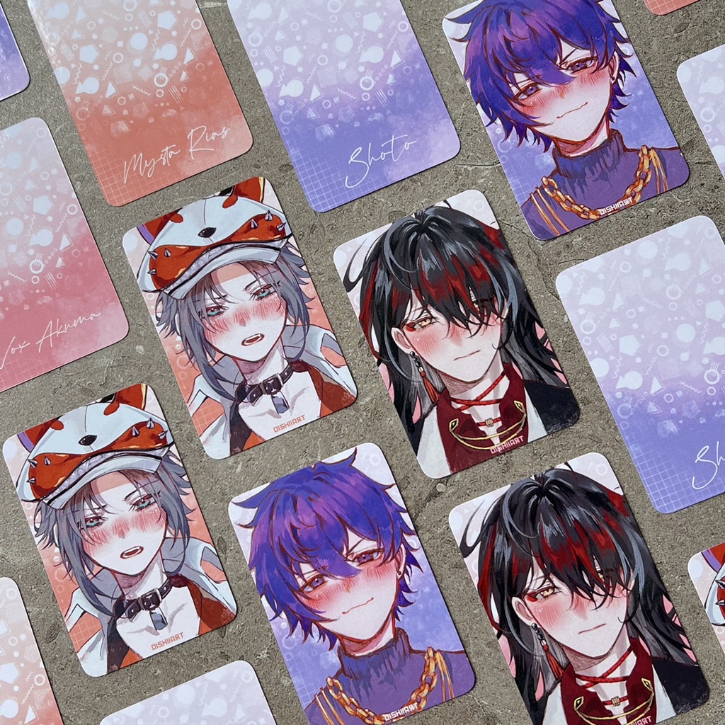 Vtuber Photocard Nijisanji ( Shoto Vox Mysta)