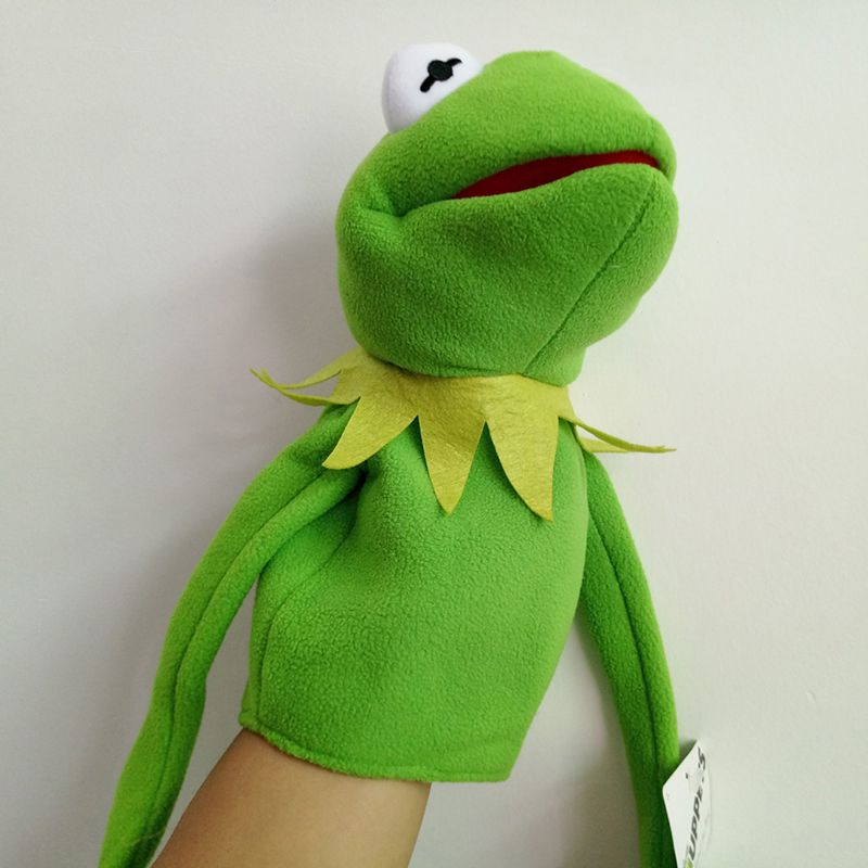 ตุ๊กตาหุ่นมือ Sesame The Show Kermit The Frog ขนาด 40 ซม. ของเล่นสําหรับเด็ก