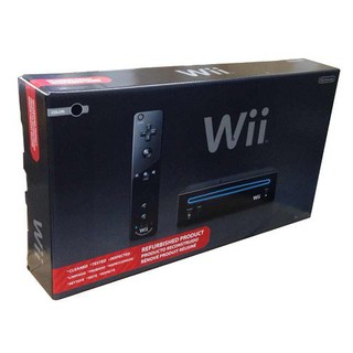 WII certified refurbished Black by Nintendo