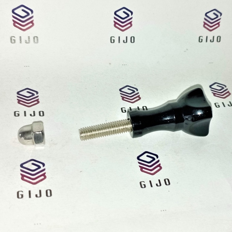 [GIJO] สกรูสีดําชุดลูกบิดอ่อนนุชสําหรับ GOPRO Hero Session กล้อง Runcam Caddx ขาตั้งกล้อง Gimbal